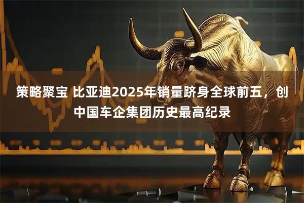 策略聚宝 比亚迪2025年销量跻身全球前五，创中国车企集团历史最高纪录