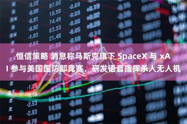 恒信策略 消息称马斯克旗下 SpaceX 与 xAI 参与美国国防部竞赛，研发语音指挥杀人无人机